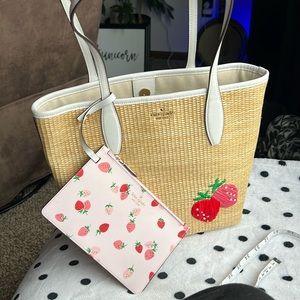 Kate Spade woven tote